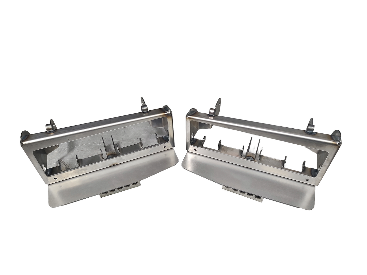 4" Fiero Low profile square LED popup headlight buckets
