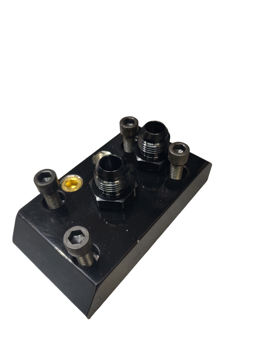 3800 remote oil filter adapter plate