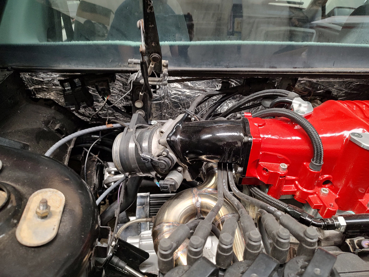 3800 throttle body turn down/ Northstar adapter Gen 5 supercharger