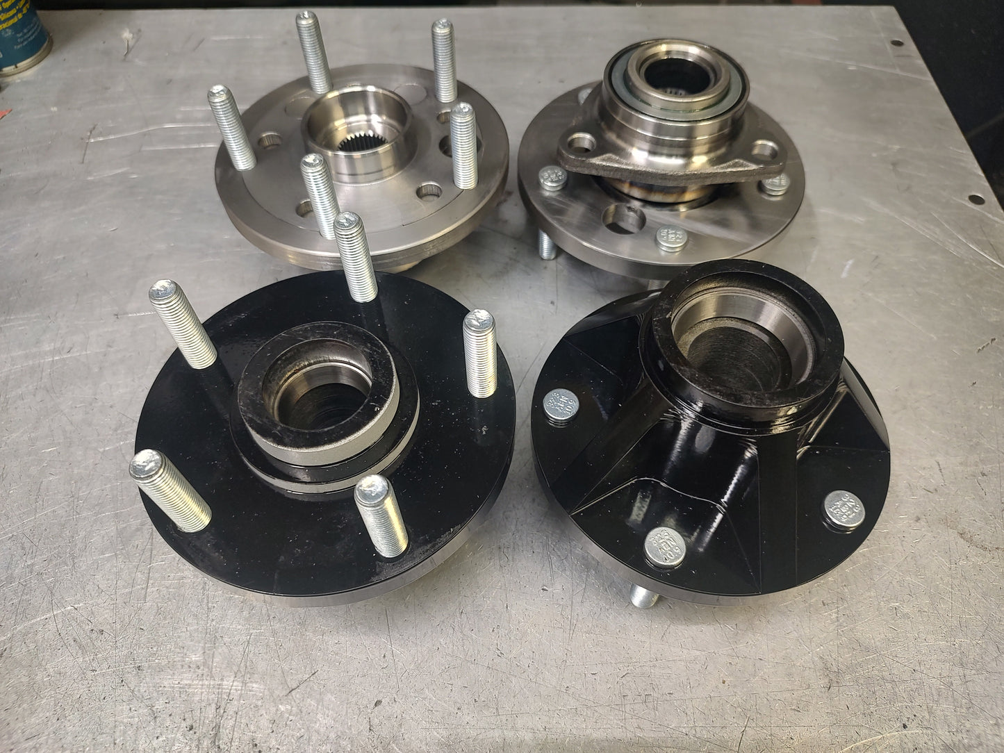 Modified rear fiero hubs in any bolt pattern