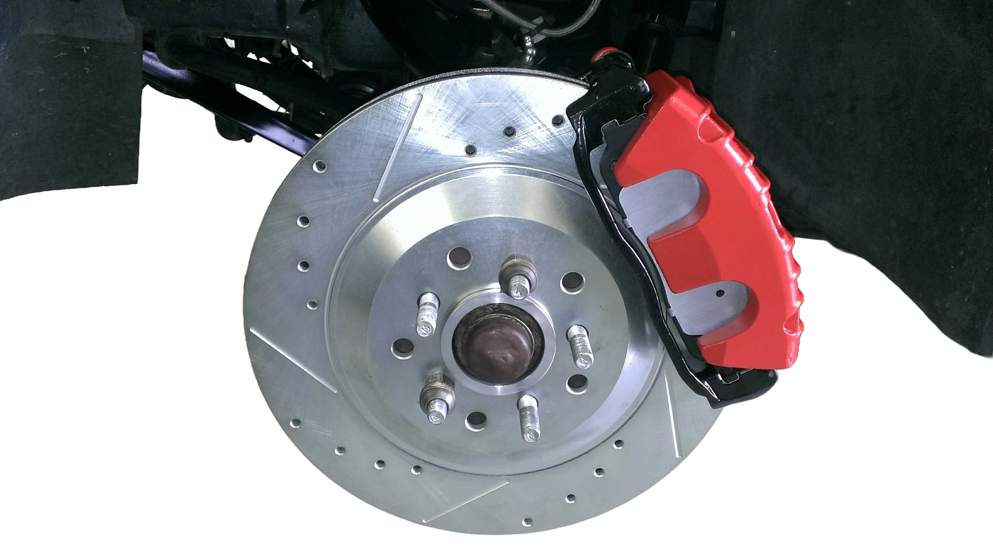 Fiero 13" C5 corvette front brake adapters, 84-87 Fiero's