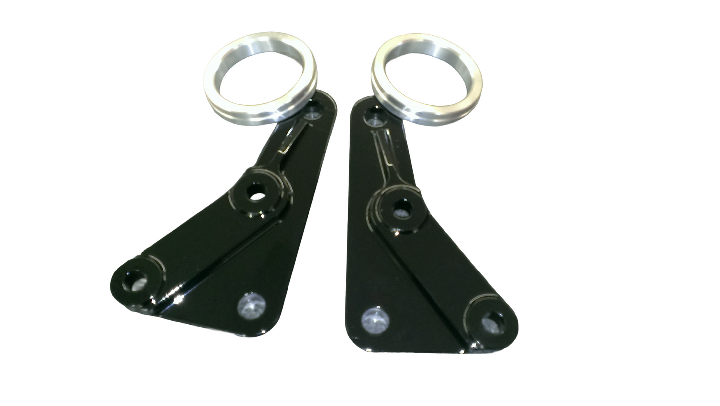 Fiero 13" C5 corvette front brake adapters, 84-87 Fiero's
