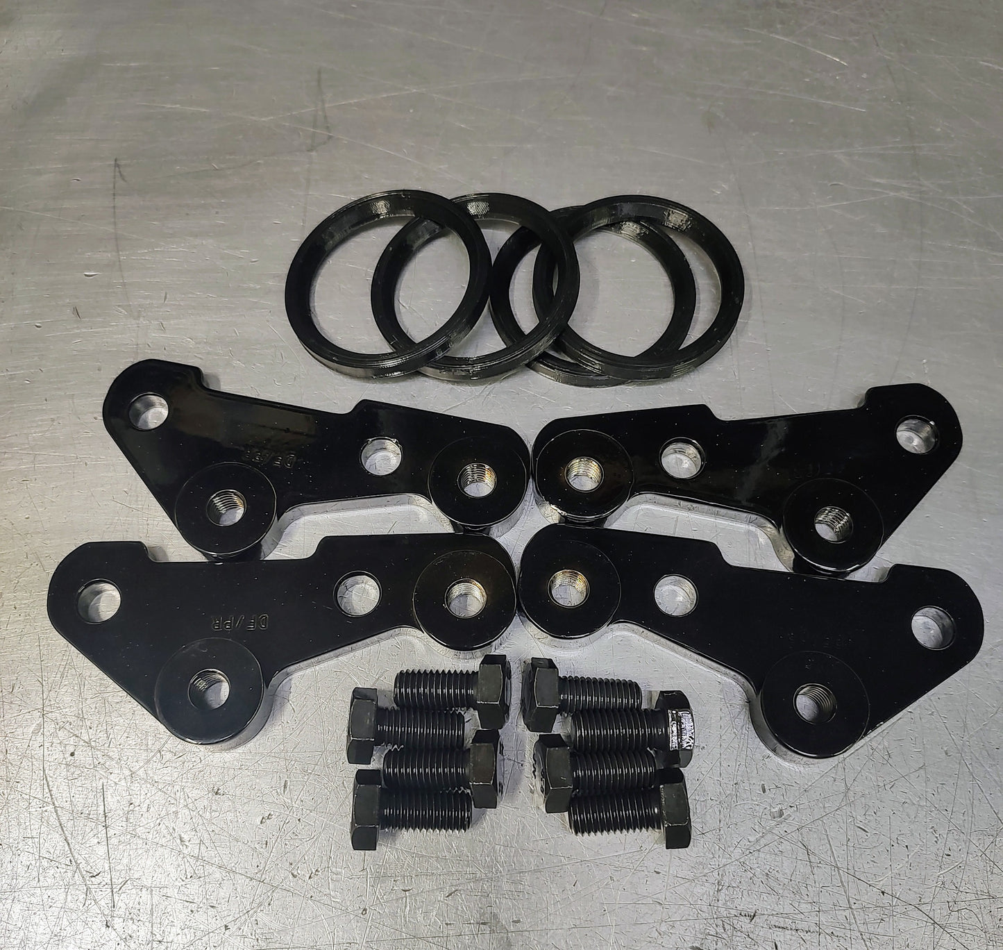 1988 Fiero 12" Brake upgrade adapter brackets