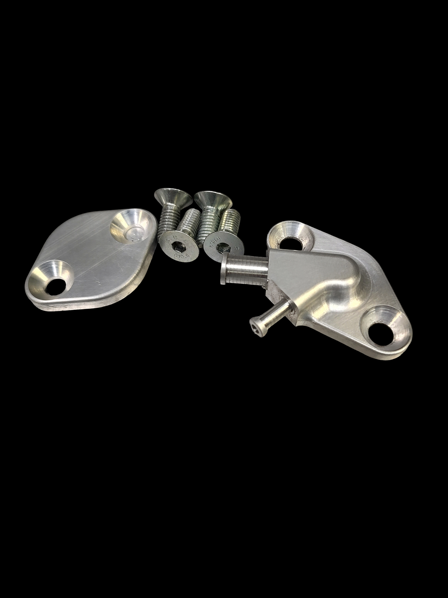 Fiero 3800sc swap billet aluminum vacuum tree and PCV plate.