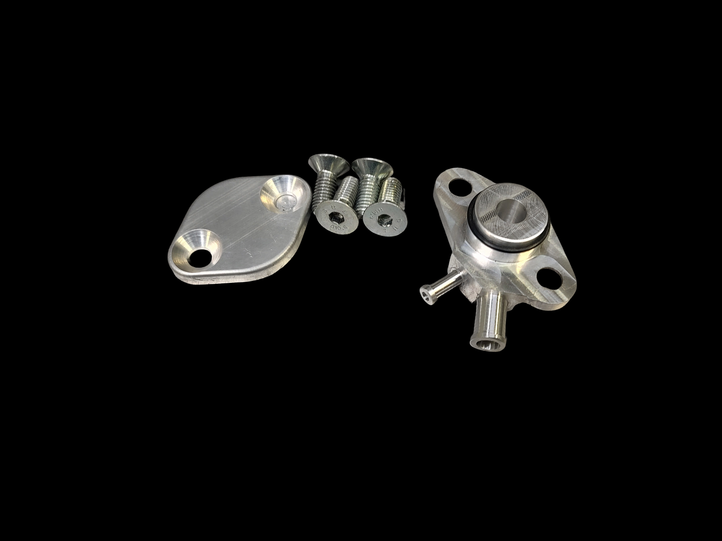 Fiero 3800sc swap billet aluminum vacuum tree and PCV plate.