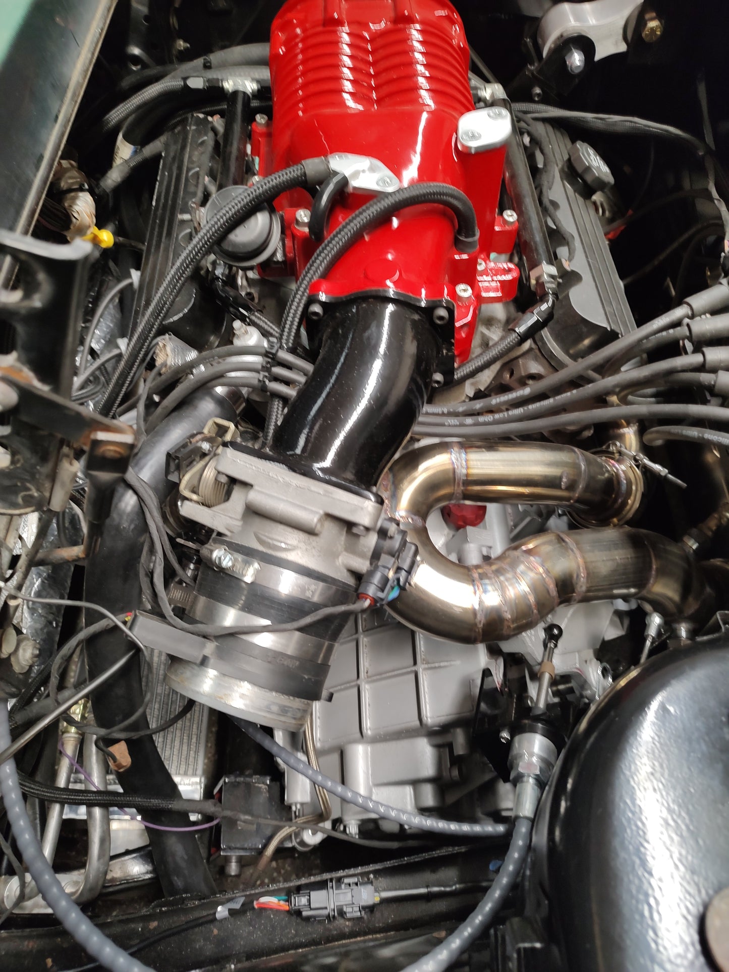 3800 throttle body turn down/ Northstar adapter Gen 5 supercharger